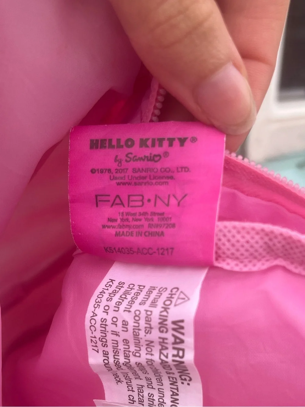 Pink Hello Kitty Plush Backpack Top - Soft Hoodie